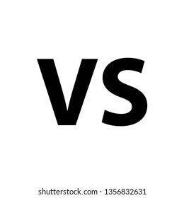 versus, vs icon template
