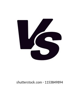 Versus vs icon vector