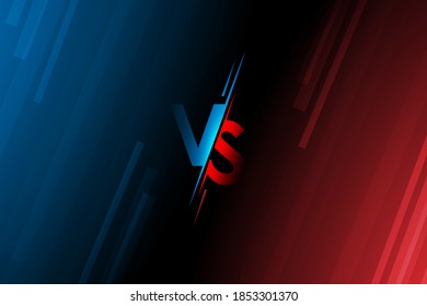 Versus VS letters fight Vector illustration on backgrounds in flat style design with halftone