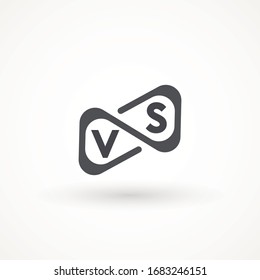 Versus Or VS Letters Icon Logo Design Inspiration logo template design element competitor, game, sport, rival and more.