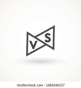 Versus Or VS Letters Icon Logo Design Inspiration logo template design element competitor, game, sport, rival and more.