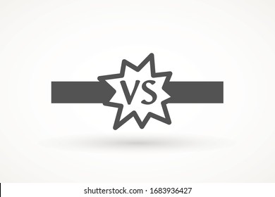 Contra VS o VS Letras Icono Diseño Inspiración logotipo Diseño de la plantilla de diseño elemento competidor, juego, deporte, rival y más.