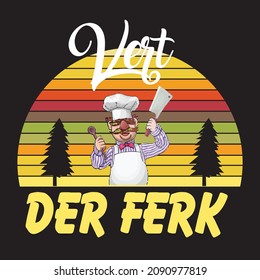 Vert der ferk Design Svg eps 