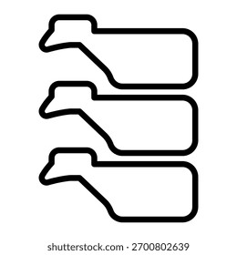 Vertebral Icon Element For Design