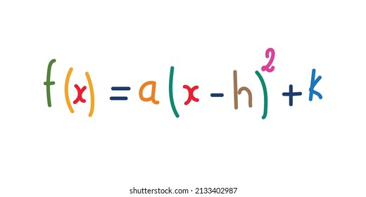 Vertex Form Of A Quadratic Function