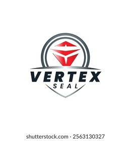 Vertex Seal Modern Corporate Vector Logo Design Template