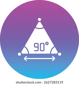 Ícone de vetor de vértice. Pode ser usado para impressão, aplicativos móveis e da Web.