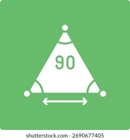 Ícone de vetor de vértice. Pode ser usado para impressão, aplicativos móveis e da Web.