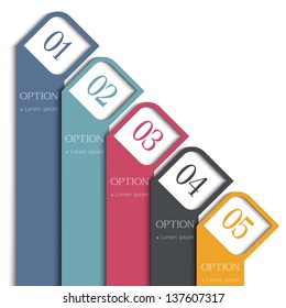  Vertical 3d banners design for infographics,website templates or design graphic for business. Vector EPS10