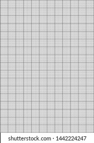 Vertical A4 monochrome Grid vector illustration