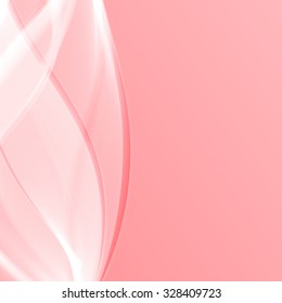 Vertical abstract background for brochure, card or cover. Vector illustration in pink color