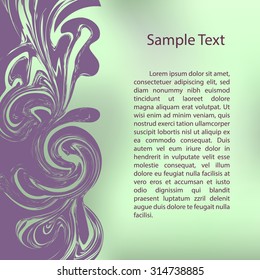 Vertical abstract background for brochure or cover