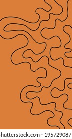 Vertical abstract background or card template in modern colors, vector illustration in popular art style