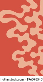 Vertical abstract background or card template in modern colors, vector illustration in popular art style