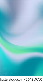 Vertical abstract background with flowing aqua and green hues