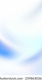 Vertical abstract background with flowing icy blue texture.
