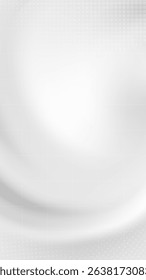 Vertical abstract background with flowing pure white hues