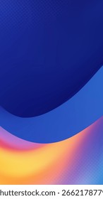 Vertical abstract background with flowing rainbow texture. 