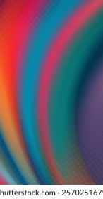 Vertical abstract background with a vibrant rainbow gradient