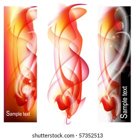 Banderas abstractas verticales