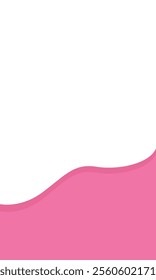 Vertical abstract curve Shape pink wave shapes background.