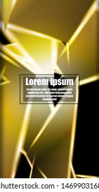 vertical abstract design. Background of a luminous triangle shape vector design. suitable for your design background