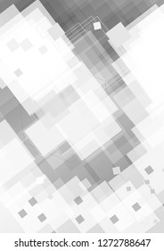 Vertical Abstract Elegant white and grey Background. Abstract white Pattern. Squares Texture Vector 
EPS10