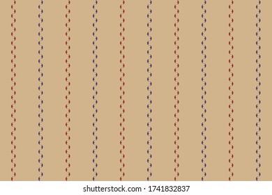 Vertical of abstract pattern vector. Design waves red and blue on white background. Design print for illustration, texture, textile, wallpaper, background. Set 3