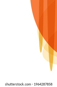 Vertical abstract poster in a minimalist style. vector.