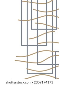 Vertical aesthetic abstract background, decorative wall hanging art, minimalist decor
