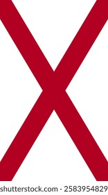 Vertical Alabama Flag Vector Images