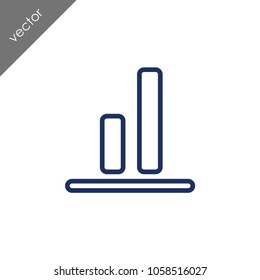 Vertical align objects bottom icon