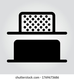 Vertical Alignment icon vector. Eps10 vector illustration.