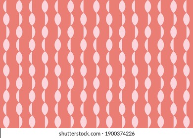 Vertical of arc shape of pattern vector. Design regular art water color on red pastel. Design print for illustration, texture, textile, wallpaper, background. Set 3