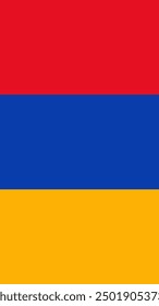 Vertical Armenia Flag, Vertical Flag of Armenia