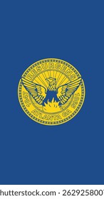Vertical Atlanta Flag, USA, Flag Atlanta
