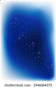 Vertikaler Hintergrund blauer Farbe mit Steintextur mit Punkten, Vektorgrafik für Design und Dekoration, Druck, Vorlage, Banner