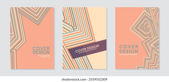 vertical background line vector set resolution elegant cover design for brochure, book, flyer, poster, background, banner, annual report presentation and others.
