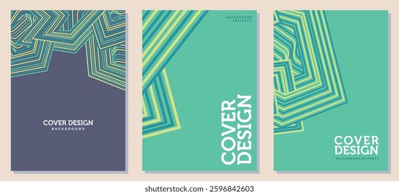 vertical background line vector set resolution elegant cover design for brochure, book, flyer, poster, background, banner, annual report presentation and others.