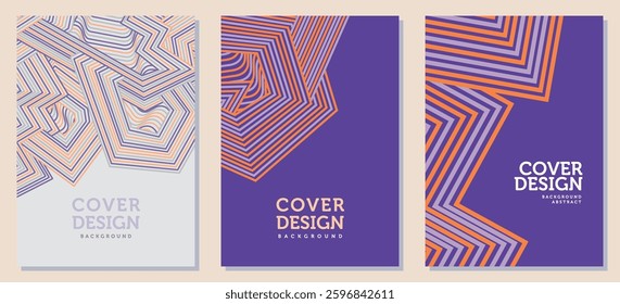 vertical background line vector set resolution elegant cover design for brochure, book, flyer, poster, background, banner, annual report presentation and others.