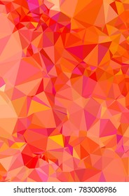Vertical background low poly mosaic. Template design, list, front page, brochure layout, banner, idea, cover, print, flyer, book, blank, card, ad, sign, sheet. Copy space. Vector clip art.