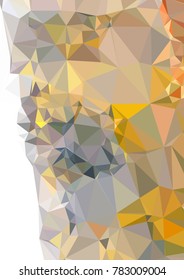 Vertical background low poly mosaic. Template design, list, front page, brochure layout, banner, idea, cover, print, flyer, book, blank, card, ad, sign, sheet. Copy space. Vector clip art.
