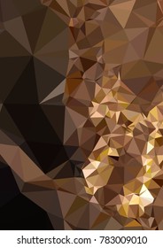Vertical background low poly mosaic. Template design, list, front page, brochure layout, banner, idea, cover, print, flyer, book, blank, card, ad, sign, sheet. Copy space. Vector clip art.
