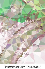 Vertical background low poly mosaic. Template design, list, front page, brochure layout, banner, idea, cover, print, flyer, book, blank, card, ad, sign, sheet. Copy space. Vector clip art.