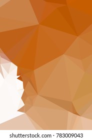 Vertical background low poly mosaic. Template design, list, front page, brochure layout, banner, idea, cover, print, flyer, book, blank, card, ad, sign, sheet. Copy space. Vector clip art.