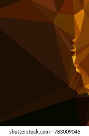 Vertical background low poly mosaic. Template design, list, front page, brochure layout, banner, idea, cover, print, flyer, book, blank, card, ad, sign, sheet. Copy space. Vector clip art.