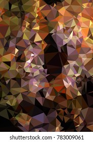 Vertical background low poly mosaic. Template design, list, front page, brochure layout, banner, idea, cover, print, flyer, book, blank, card, ad, sign, sheet. Copy space. Vector clip art.