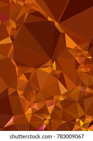Vertical background low poly mosaic. Template design, list, front page, brochure layout, banner, idea, cover, print, flyer, book, blank, card, ad, sign, sheet. Copy space. Vector clip art.