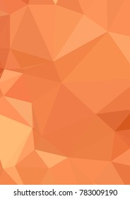 Vertical background low poly mosaic. Template design, list, front page, brochure layout, banner, idea, cover, print, flyer, book, blank, card, ad, sign, sheet. Copy space. Vector clip art.