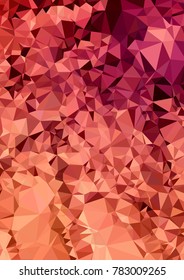Vertical background low poly mosaic. Template design, list, front page, brochure layout, banner, idea, cover, print, flyer, book, blank, card, ad, sign, sheet. Copy space. Vector clip art.